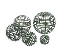 PLAFOPE Gabbie di Supporto per Piante a Sfera Verde in Plastica 6 Pezzi, Adattabili di Facile Installazione, per Rose e Palline in Spazi Esterni e Verticali L'Anno