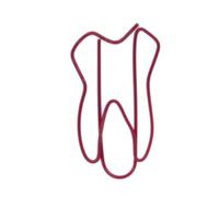 PLAFOPE Graffette Colorate Colore Casuale in Metallo 50 a Forma di Dente e Resistenti, per Ufficio e Scuola, Perfette per e Lettere