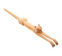 PLAFOPE Grattaschiena in Legno a Forma di Gatto, Strumento per Alleviare Solletico alla Schiena, per Ridurre Prurito e Favorire Relax