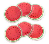 PLAFOPE Impacchi di Ghiaccio Compressa Fredda Riutilizzabili per Occhi 6 Pezzi, Patch Occhi in Pvc Facili da Usare Sollievo Rapido da Gonfiore e Fastidio per Viso