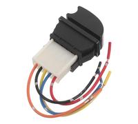 PLAFOPE Interruttore Alzacristalli Automatico per Auto a 5 Pin con Cablaggio, Pulsante Controllo Vetri Elettrici, Compatibile con Vari Modelli, Installazione Facile per Uso