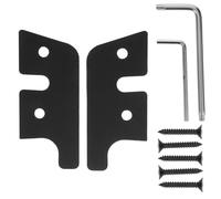 PLAFOPE Kit Riparazione Visiera Sole Auto Clip Supporto Resistente e Rottura Montaggio Semplice per Sostituzione Visiera Perduta o Danneggiata Protezione Uv Colore Nero