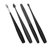 PLAFOPE Kit Strumenti per Manicure Design Compatto e Leggero in Inossidabile 4 Tagliacalli e Tronchesino per Cuticole per Domestico e