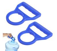 PLAFOPE Maniglie Per Taniche D'Acqua, 2 Pezzi, PP, Design Ergonomico, Blu, per Secchio di Acqua Pura e Minerale, Presa Confortevole, 14x11.5x1.5 Cm