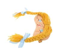 PLAFOPE Maschera per Dormire Nera con Design Kawaii Cartoon Copertura Occhi Oscurante Morbida per Ragazze per Viaggi Aerei e Pisolini