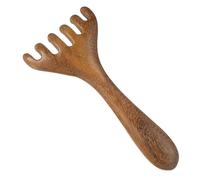 PLAFOPE Massaggiatore Manuale in Legno con Denti Larghi per Piedi e Acupressione Rastrello Ergonomico per Stimolazione Riflessologia Strumento Pratico per Casa e Viaggio