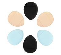PLAFOPE Mini Piumino Per 6 Pezzi Puff Cosmetico Per in Polvere Spugnetta Per Morbida e Fine Per Naturale e Gli Occhi