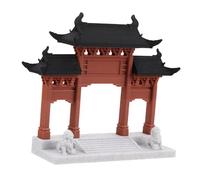 PLAFOPE Modello Miniatura Porta Arco Cinese in Plastica Resistente per Acquari e Micro Paesaggi Decorazione Architettura Antica Cinese per Bonsai e Compatti