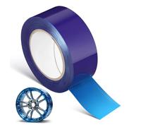 PLAFOPE Nastro Protettivo per Cerchi Auto Blu in Pellicola PE Antigraffio Resistente 1 Rotolo Facile da Installare per Protezione Mozzi e Pneumatici Adatto a Uso Auto
