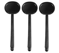 PLAFOPE Occlusore Oculare in Plastica Nero Set Da 3 Pezzi Manico Portatile Per Esami Visivi Professionali e Test Della Vista