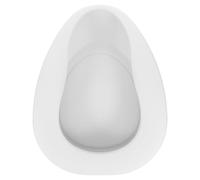 PLAFOPE Orinatoio Portatile per Donne e Padella per Pazienti, Vasino Anti-perdita Ergonomico Bianco, per Assistenza Domiciliare e Ospedaliera, Ausilio per Pazienti Allettati e Anziani