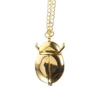 PLAFOPE Orologio da Tasca in Lega Oro a Forma di Coleottero Vintage Leggera e Precisa Collana Design Creativo per Occasioni Uniche e Feste