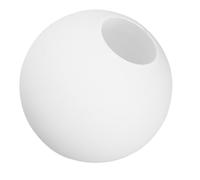 PLAFOPE Paralume in Vetro Bianco Smerigliato per Lampada da Scrivania e Applique da Parete, Forma Rotonda Contemporanea con Luce Soffusa e Design Raffinato