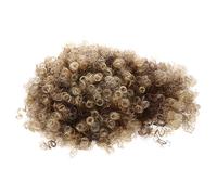 PLAFOPE Parrucca Donna Sintetica Con Frangia Accessorio Per Feste e Costumi Parrucca Bionda Con Frangia Adatta Per Adolescenti e Ragazzo Ragazza Ragazza