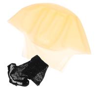 PLAFOPE Parrucca in Lattice Naturale per Ragazze Calva per Trucco Calva per Cosplay Copricapo da Scheletro Suora Accessori Realistici per Feste di Compleanno