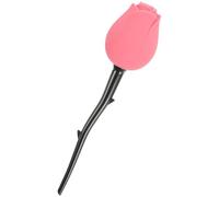 PLAFOPE Pennello per Fondotinta Rose Design Setole Morbide e Coperchio Pennello Cosmetico Modellante Delicato per Trucco Professionale e Uso Domestico Accessorio per Make Up Viso da