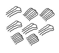 PLAFOPE Pettini Per in Metallo Fermagli Laterali Per Forchette Per Inserimento Fermagli Per Raccolti Eleganti Accessori Per Lo Styling