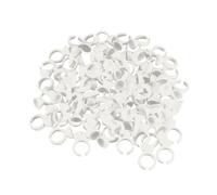 PLAFOPE Porta Anelli per Tatuaggi e Calamaio per Pigmenti, Set da 500 Pezzi, Coppette Monouso Taglia S Cappucci Trasparenti per Trucco Ciglia Professionale e Applicazione Precisa