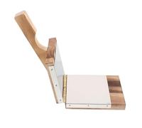 PLAFOPE Pressa Manuale per Gnocchi in Legno Impugnatura Ergonomica, Stampo per Ravioli e Tortine, Utensile da Cucina per Preparazione di Pasta Fatta in Casa e Tortillas Uniformi