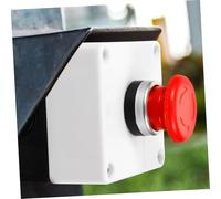PLAFOPE Pulsante Box di Controllo Momentaneo Rosso per Emergenza Interruttore Sicurezza Anti-errore Resistente e Facile da Usare in Ambienti Industriali e Laboratori
