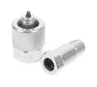 PLAFOPE Raccordi Accoppiatori per Martinetto Idraulico in Acciaio Resistente con Connettori Maschio e Femmina Facili da Installare Accessori Versatili per Kit e Ricambi Martinetto