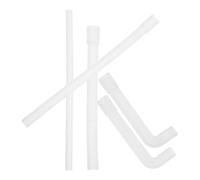 PLAFOPE Replacement tubing for pumps, water lines hoses in silicone bianco, 5 pezzi, resistenti alle alte temperature, adatto a vari modelli di distributori d'acqua