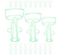 PLAFOPE Retine per Flaconi di Infusione 30 Pezzi Rete di Copertura in Plastica Resistente per Flaconi 100/250/500 Ml Portabottiglie per Flebo Ospedaliero Accessori per Uso