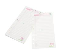 PLAFOPE Ricariche Carta Perforata per Quaderno Anelli Carta Resistente e Leggera Sbiancata per Appunti Registri Report e Contabilità