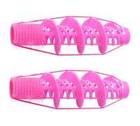PLAFOPE Rulli per Chioma Rosa 2 Pezzi in Plastica Elastico per Arricciare Chioma Morbidi Strumenti Fai da Te per Utilizzo Domestico