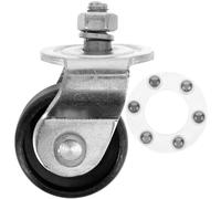 PLAFOPE Ruote per Cric Idraulica Accessori in Acciaio da 2 Ton Supporto Efficiente e Utilizzo Duraturo, come Ruotino per Rimorchio e Sostituzione Jack