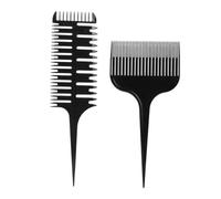 PLAFOPE Set 2 Pettini per Chioma Professionali a Coda di Topo e Pesce Multifunzione, per Tintura e Sezionamento Preciso, Resistente e Durevole, per Uso in Saloni e Cura Chioma a Casa