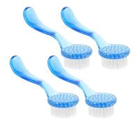 PLAFOPE Set 4 Pezzi Spazzole la Pulizia del Viso Manuali con Setole in Nylon e Corpo in Plastica per Pulizia Profonda ed Esfoliazione Delicata Adatte a Viso Asciutto o Colore Casuale