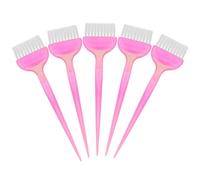 PLAFOPE Set 5 Pezzi Pennelli per Tintura Chioma Parrucchiere Spazzola Morbida Lavabile Riutilizzabile Accessori Salone e Uso Domestico per Colorazione Fai da Te