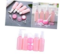 PLAFOPE Set 6 Flaconi Spray Portatili Per Trucco Da Viaggio in Materiale Pe e Pp, Bottiglie Salva-spazio Per Shampoo, Lozione e Crema, Contenitori Anti-perdita Per Viaggi e Uso Domestico