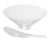 PLAFOPE Set da Tè Matcha Design Semplice ed Elegante in Vetro Resistente al Calore con Ciotola e Cucchiaio per Pomeriggi di Tè e Riunioni tra Amici