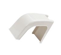PLAFOPE Sgabello per Doccia Antiscivolo in Plastica Beige Multiuso Poggiapiedi, per Uso Domestico e Professionale in Salone Estetico