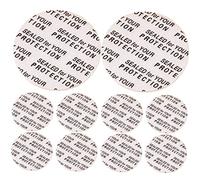 PLAFOPE Sigilli Adesivi Per Bottiglie 300 Pezzi, Guarnizioni Di Sicurezza Autoadesive Per Tappi Da 26mm, Sigillante a Pressione Per Fiaschette e Barattoli, Protezione Per Uso Alimentare