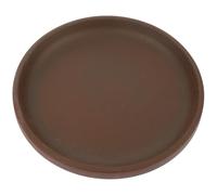 PLAFOPE Sottovaso Base Resistente AntiGraffio e Antiscivolo Marrone per Vaso Pianta in Ceramica Rotondo per Piante da Interno e Giardino