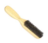 PLAFOPE Spazzola per Barba Uomo in Legno Setole Rigide per Cura della Barba Durevole e Previene i Nodi e Chioma