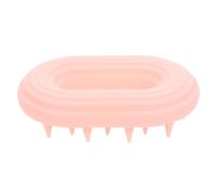 PLAFOPE Spazzola per Shampoo Chioma in Silicone Rosa con Funzione di Esfoliazione e Massaggio Profondo la Pulizia del Cuoio Capelluto nel Lavaggio