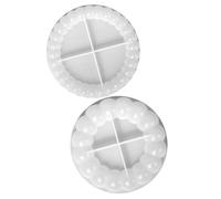 PLAFOPE Stampo in Silicone per Sottobicchieri Fai da Te 2 Pezzi, Set Stampi per Colata di Resina Design a Bolle, Resistente e Compatto per Decorazioni Artigianali Casa e Ufficio