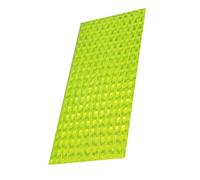 PLAFOPE Strisce Riflettenti per Ruote Bicicletta Gialle 8 Pezzi in PVC Resistente Protezione Solare per Ciclismo Notturno Protettive su Cerchi e Ruote