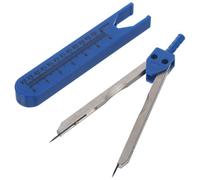 PLAFOPE Strumento per Elettrocardiogramma in Metallo Blu con Scala Divisore Ekg Professionale per Medici e Infermieri con Custodia e Design Vite Anti-movimento