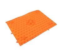 PLAFOPE Tappetino Massaggiante i Piedi in Tpe Arancione Design Portatile e Uso Versatile per Giochi All'aperto e Massaggio Plantare