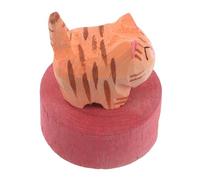 PLAFOPE Temperamatite Manuale Gatto Kawaii in Legno Portatile per Scuola e Aula Accessorio Essenziale per Design Animale Carino e Facile da Usare
