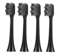 PLAFOPE Testine di Ricambio per Spazzolino Elettrico Ultra Morbide 4 Pezzi, Setole Fini a Forma di Onda per Pulizia Delicata, Compatibili Spazzolini, per Donne Incinte