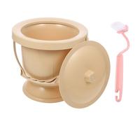PLAFOPE Vasino Portatile in Plastico Coperchio Ermetico e Maniglia Facile da Trasportare, per Casa e Viaggio, Adatto e Donne in Gravidanza Colore Casuale