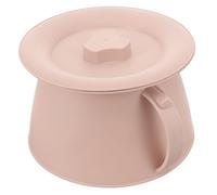 PLAFOPE Vaso da Notte per Anziani in Plastico con Coperchio, Contenitore Urine Portatile Compatto e Riutilizzabile con Base Piatta per Uso Domestico