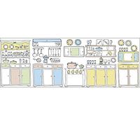 Plage 140905 3 X L Grande di Cottura, Vinile, Multicolore, 60 x 0.2 x 170 cm