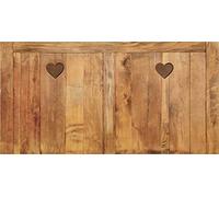 Plage 143529 - Letto Head Board Adesivi - The Chalet, Vinile, Marrone, 160 x 0,1 x 59 cm